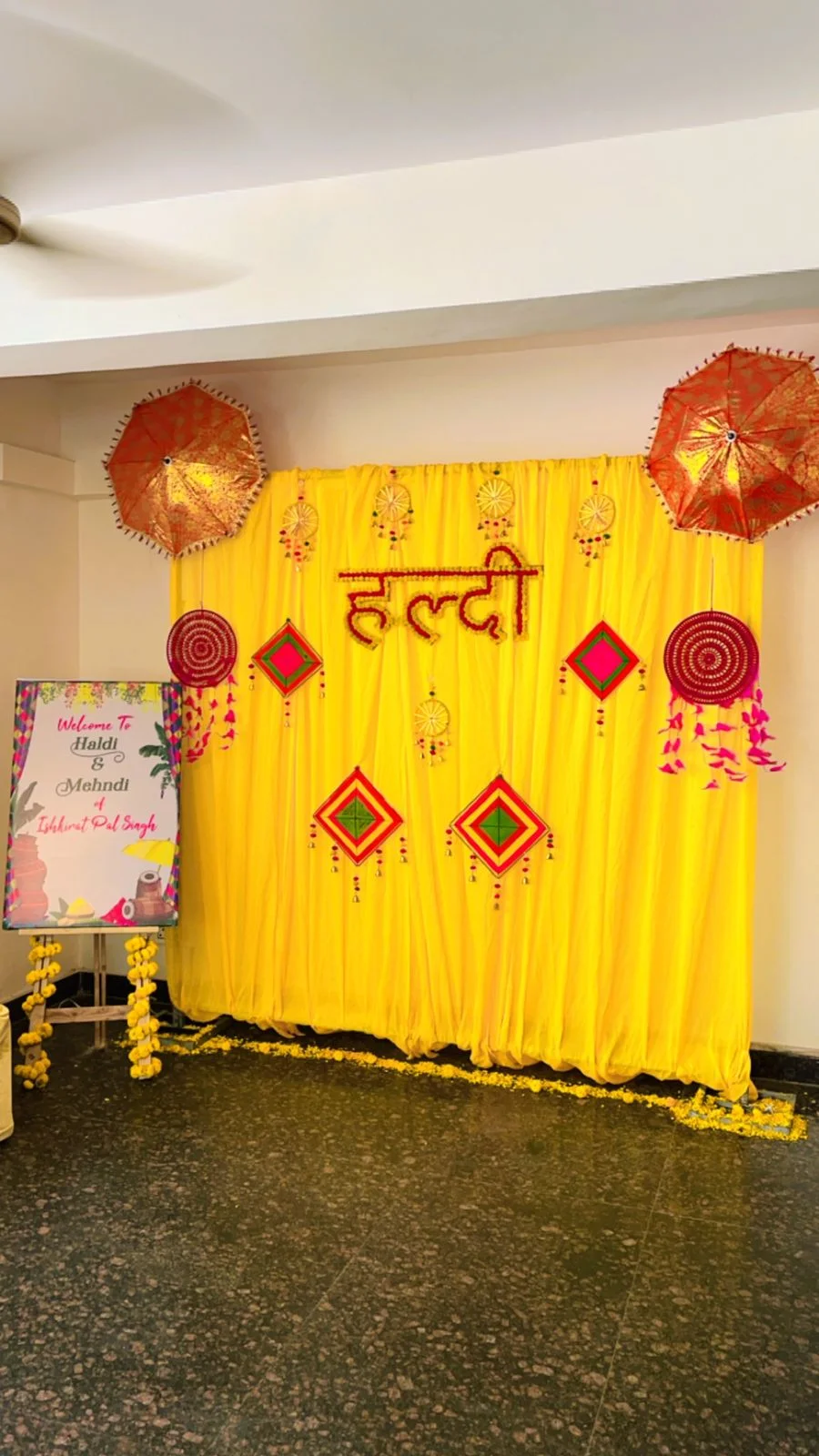 Haldi Ceremony Decor in Gurgaon — Haldi Celebration Setup #10