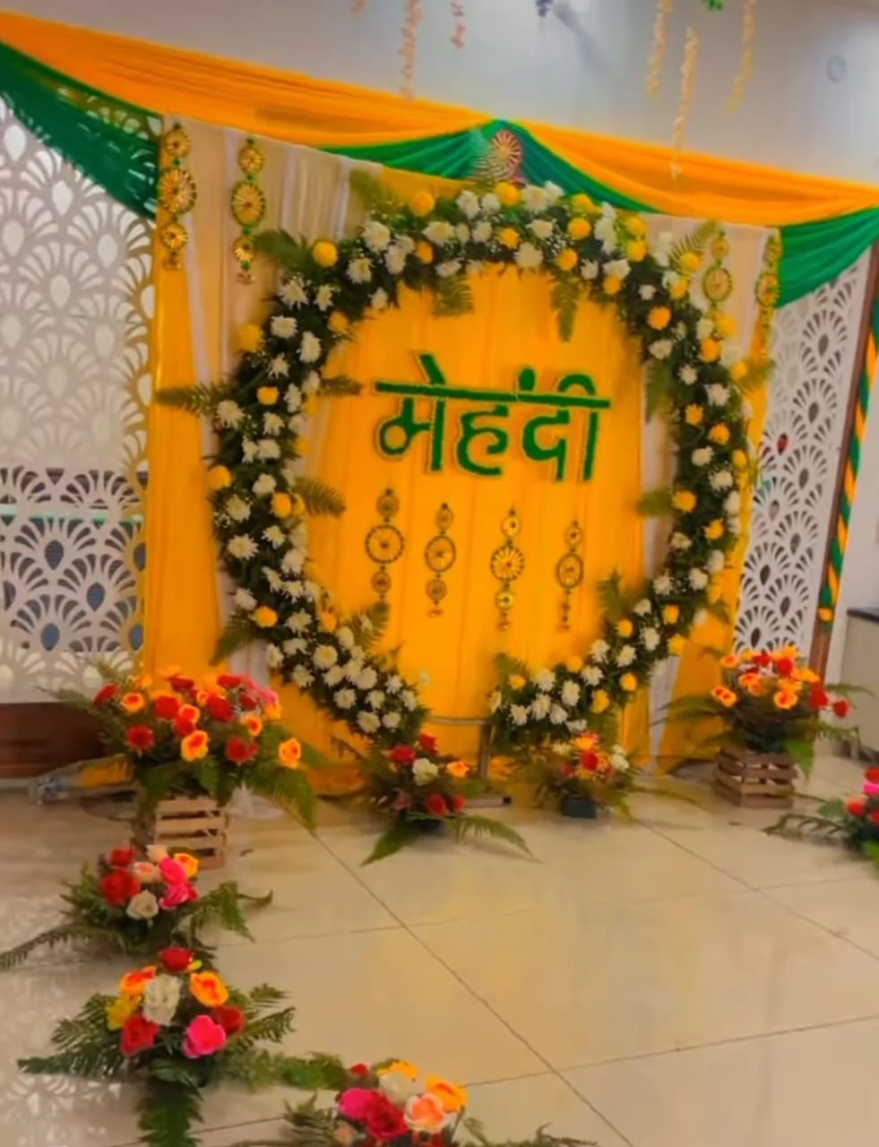 Mehndi Night Decor in Gurgaon